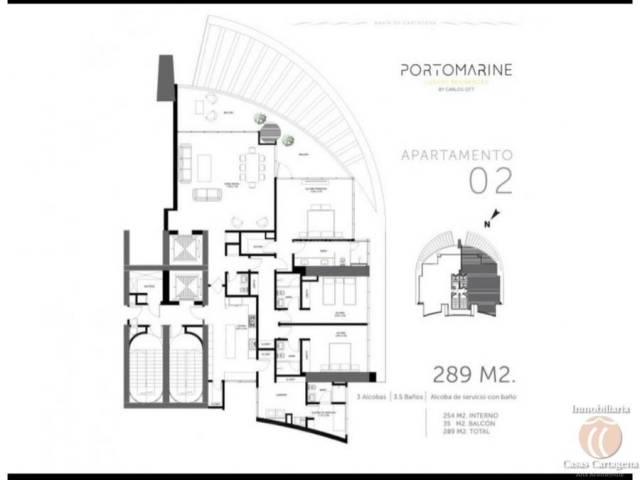 VENTA APARTAMENTO PORTOMARINE CARTAGENA p.22