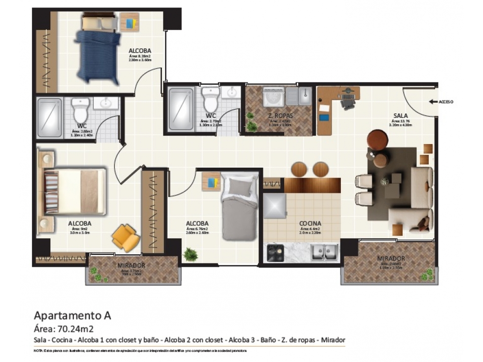 Venta de apartamentos MARINILLA COLVILLAS