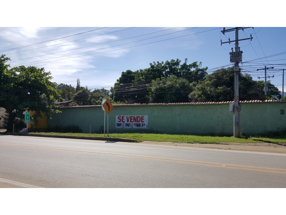 VENTA DE LOTE COMERCIAL URBANO UBICADO SOBRE LA TRONCAL DEL CARIBE