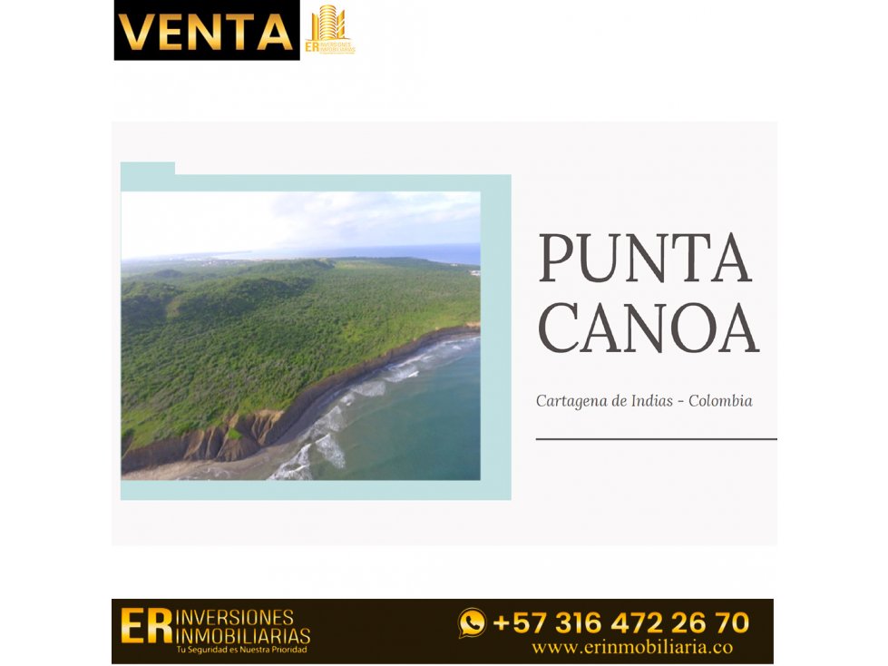 OPORTUNIDAD LOTE FRENTE AL MAR, PUNTA CANOA C/GENA