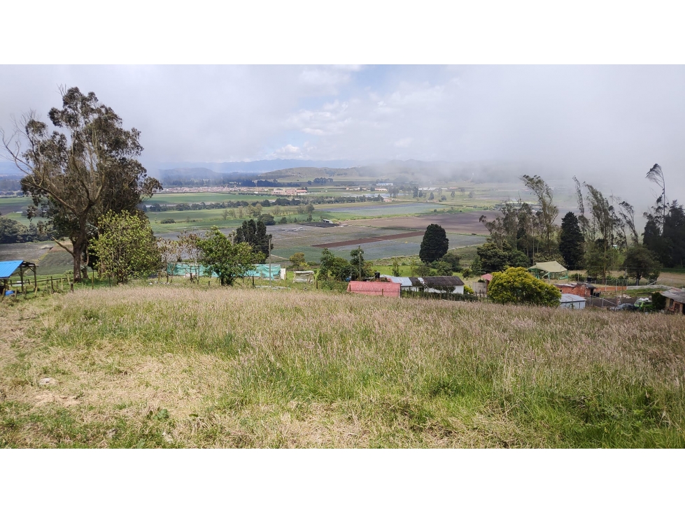 VENDO LOTE DE UNA HECTAREA EN BOJACA, CON VISTA PANORAMICA