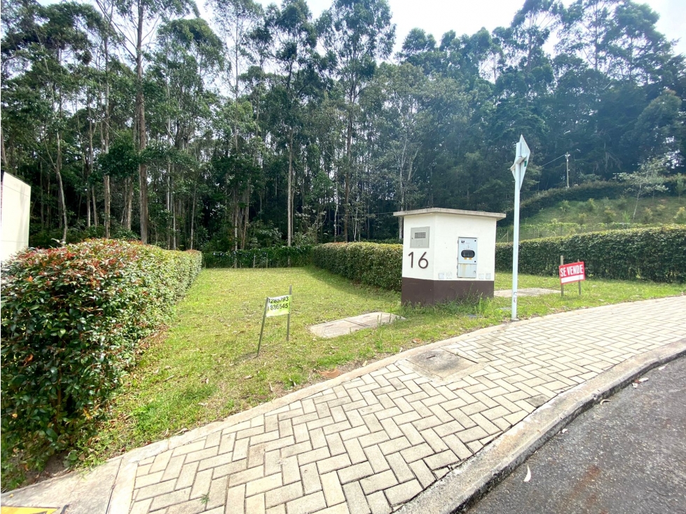 Venta de lote en Rionegro, vereda Galicia,191,9 m2