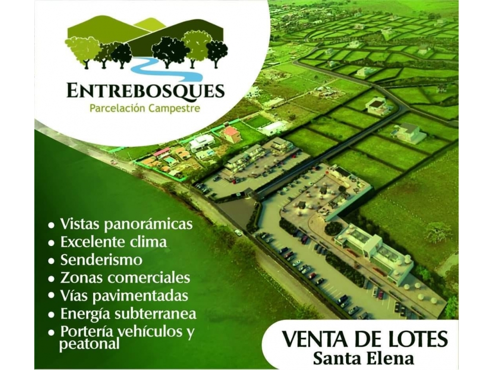 venta de lotes campestre ubicados en zona alta de santa elena