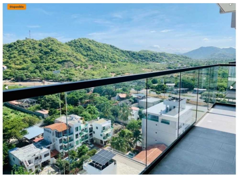 VENDO APARTAMENTO CON VISTA AL MAR EN SANTA MARTHA COLOMBIA